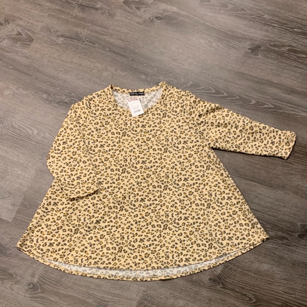 Kim and Cami Leopard Cotton Top
